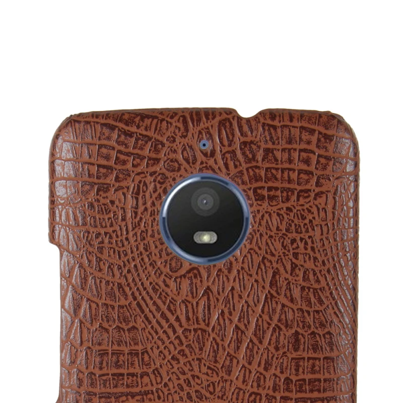 MOTO E4 (E4 Plus) Crocodile PU leather +PC case_9
