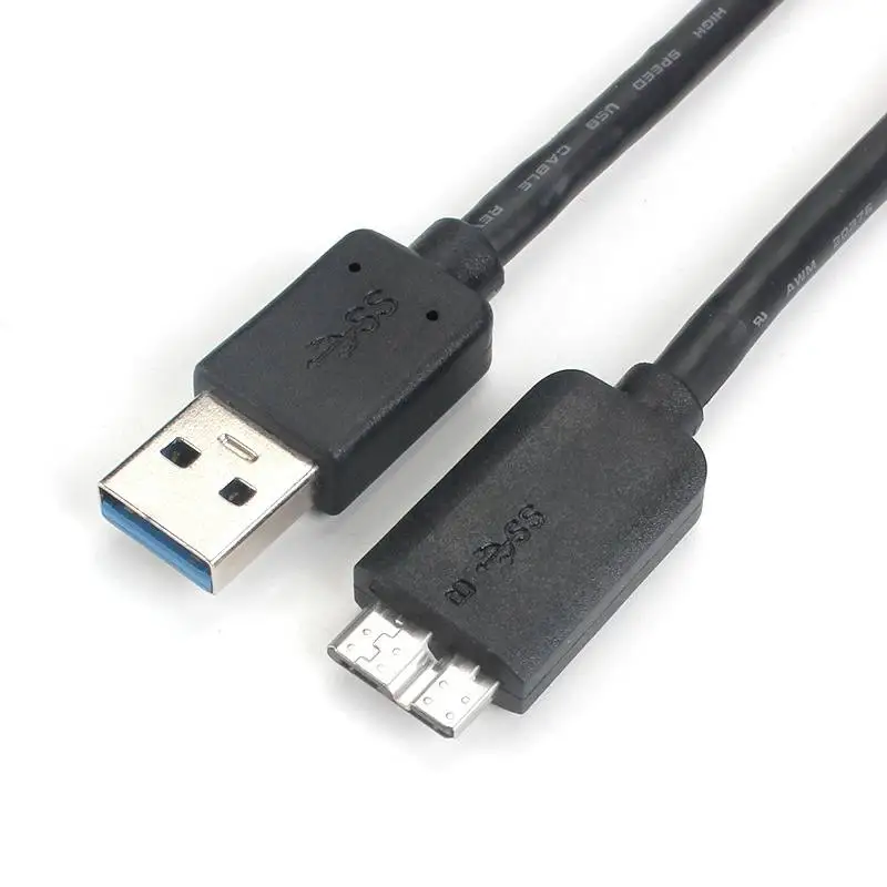 

High Speed 1M USB 3.0 Type A to Micro B Extension Cable For External Hard Drive Disk HDD Samsung S5 Note 3 USB HDD Data Cable sz