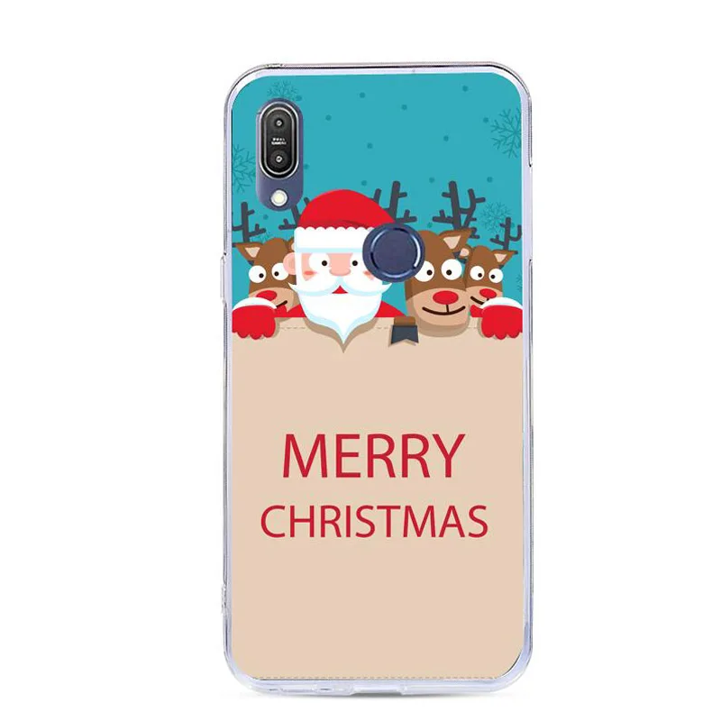 Чехол для ASUS Zenfone Max Pro M1 ZB602KL ZB 601KL новогодний чехол ZC520KL ZB500KL ZC554KL ZB570TL|Бамперы| |
