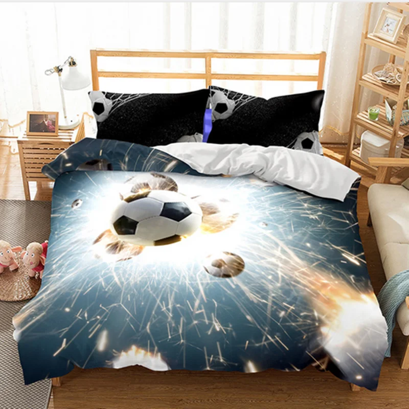

Fanaijia 3d ball Bedding Set king size sport Duvet Cover Bed Set with pillowcase Bedclothes queen size bedline