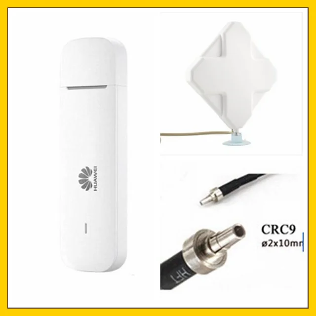 

E3372h-607 4G LTE USB Dongle Mobile Broadband Modem with double CRC9 35DBI 4G Antenna