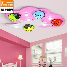 CM059 children's room ceiling lamp LED bedroom lamp Seven Star Ladybug nursery cartoon eye girl room lamp