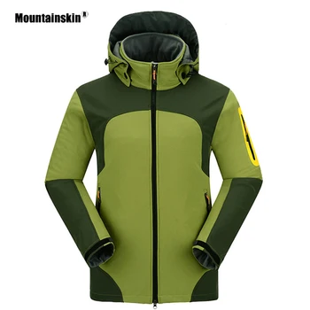

Mountainskin Men's Winter Outdoor Sports Thick Jackets Thermal Camping Hiking Trekking Cycling Inside Fleece Male Coats VA477