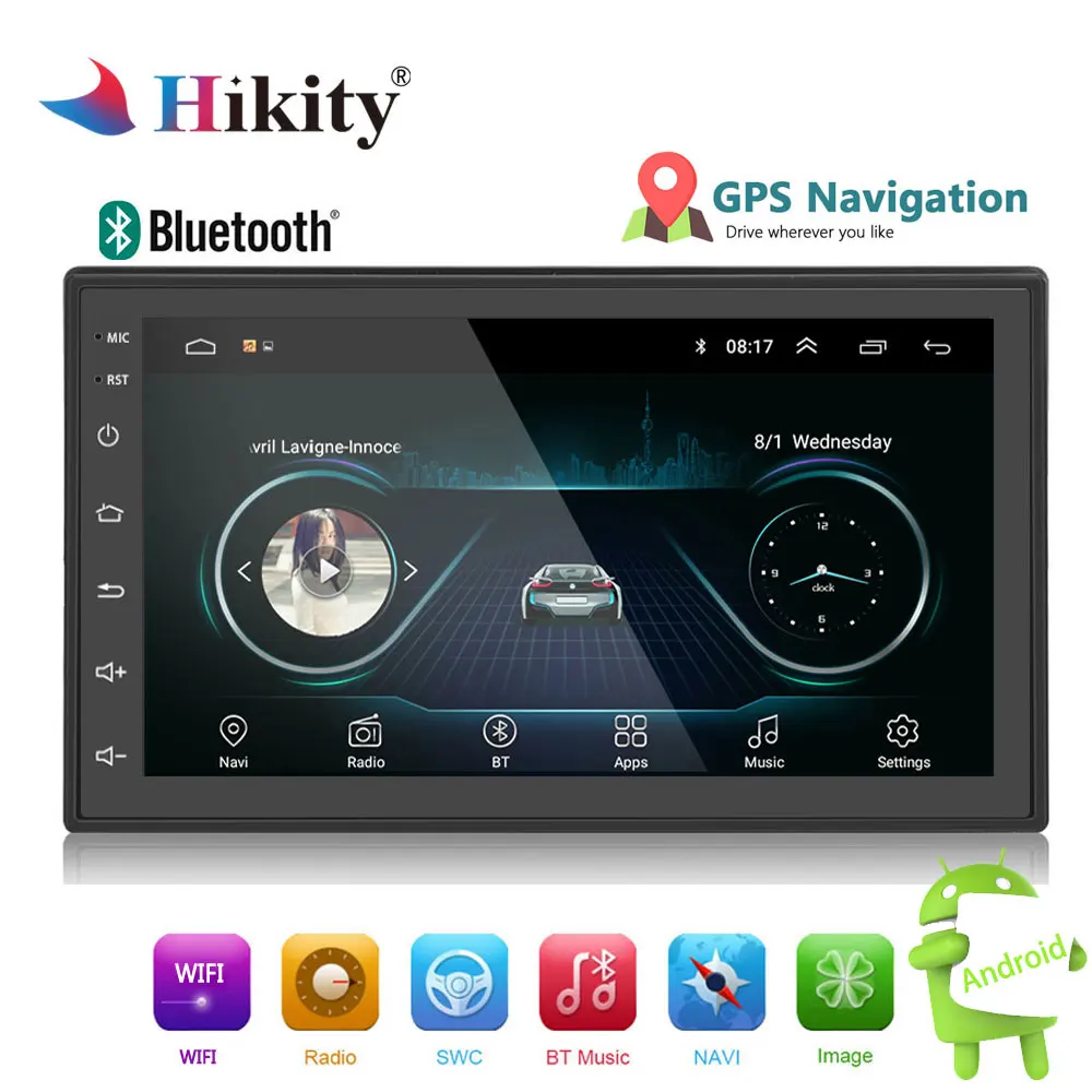 Hikity 2din font b Car b font font b Radio b font Android multimedia player Autoradio