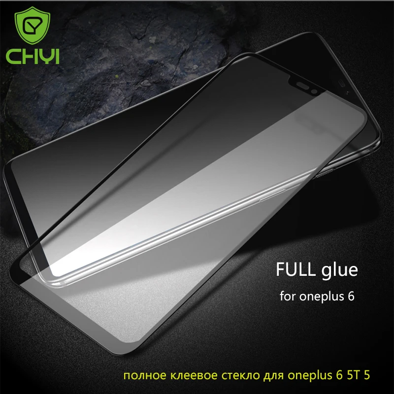 2pcs/lot CHYI for oneplus 6 T screen protector tempered glass oneplus