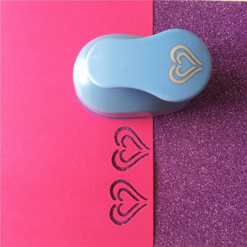 Free Ship 1.5 inch stereoscopic hearts shaped foam hole punch paper