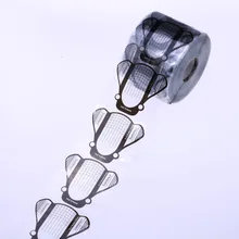 500 шт./лот, форма для ногтей, акриловая кривая, наклейки для наращивания ногтей, u-образная форма, французские советы, форма для ногтей, гель-направляющая для ногтей TCL013