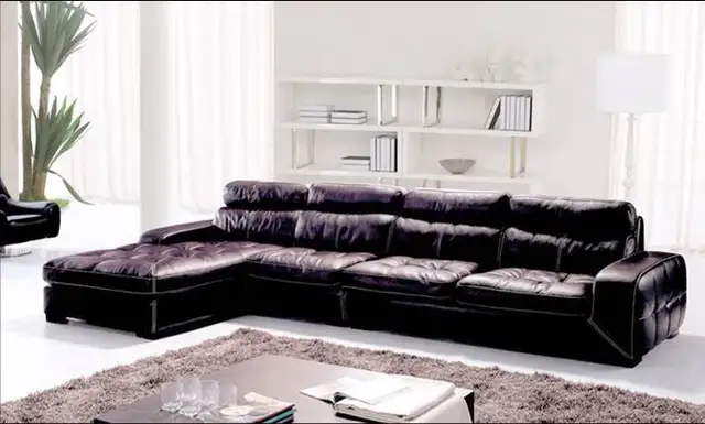 Best Offers Free Shipping living room sectional leather sofa, classic L shaped European design combinaion sofa with lounge chair modern Best Offers Free Shipping living room sectional leather sofa, classic L shaped European design combinaion sofa with lounge chair modern