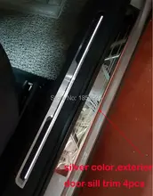 Для 2016 2017 2018 VW Tiguan mk2 Европейская версия Rline R-линия внешний Накладка порога отделка Добро пожаловать педаль 4 шт./лот