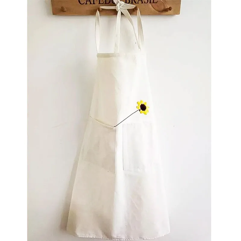 

Long Sleeveless Canvas Crafting Painting Apron Artist Drawer Painter Smock Carpenter Potter Gardener Wood Worker Work Wear