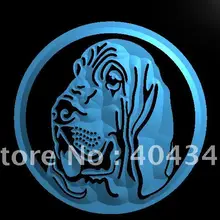 LB655-собака породы бладхаунд порода ПЭТ светодиодный неоновый свет знак