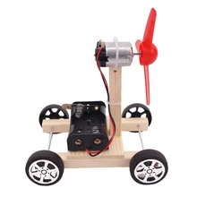 Kids Electric Wind Turbine Toy Learning Physics Kit Science Educational Models Gadgets, 3D Kids DIY