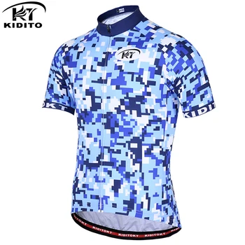 

KIDITOKT Summer Pro Short Sleeve Cycling Jersey Quick-Dry Racing Bicycle Cycling Clothes MTB Bike Cycling Clothing For Men