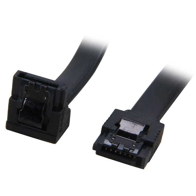 18inch 180 to 90 degree 6Gb/s SATA3 Serial ATA DATA cable with latch
