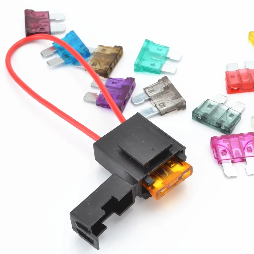 3PCS BENKPAK ATC Fuse Holder with wire 12V 24V Power Blade | Обустройство дома