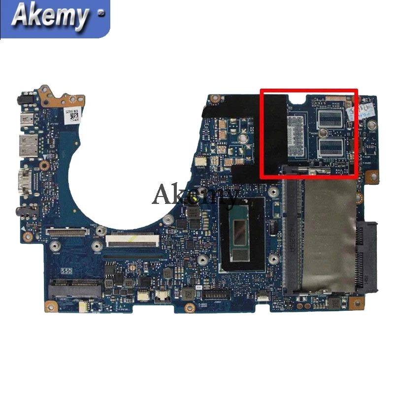 Akemy UX303LA материнская плата для ноутбука ASUS UX303LA UX303LB UX303LN UX303L UX303 тестовая оригинальная материнская плата 4G ram I7-4510U