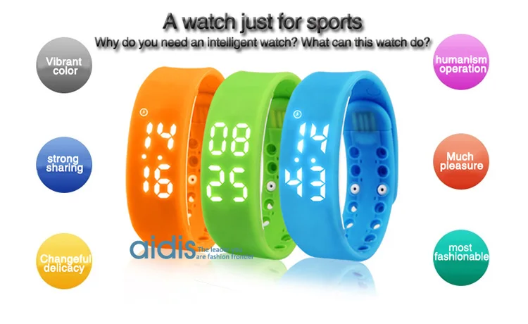Умные мужские температурные наручные спортивные часы для бега многофункциональные женские студенческие шагомер цифровые электронные часы с силиконовым браслетом