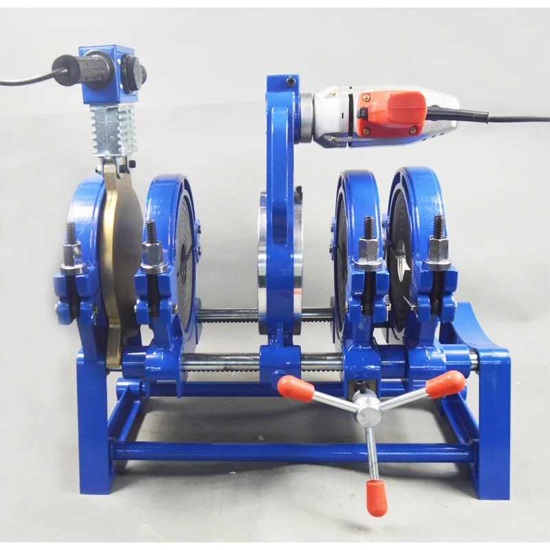 Гарантия на 3 года 110 в сварочный аппарат для сварки труб 63-160 мм PE PPR PB PVDF HDPE стыковый сварочный аппарат трубопровод горячего расплава двигателя