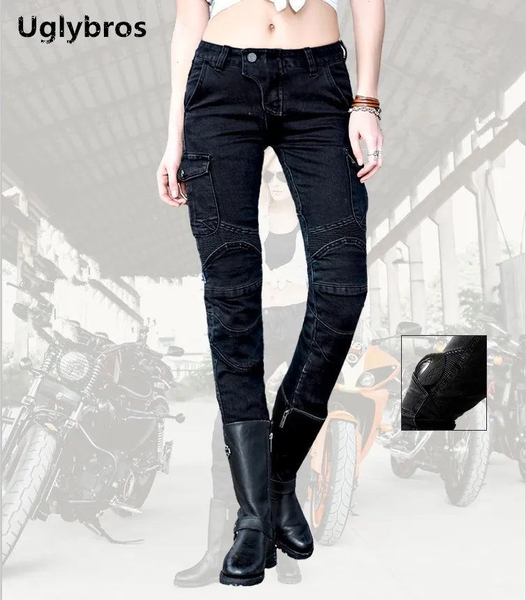 

Women's Uglybros Motorpool Ubs06 Jeans Motorcycle Pants Road Racing Pants jeans moto