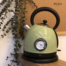 1.7l полностью автоматический Электрический чайник дисплей температуры отключение питания быстрый нагрев кипения чайник горшок Бытовая Кухня