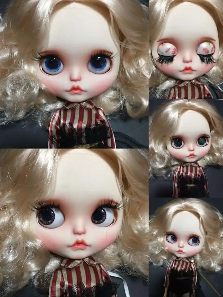 

customization doll DIY joint body Nude blyth doll For Girls 0309
