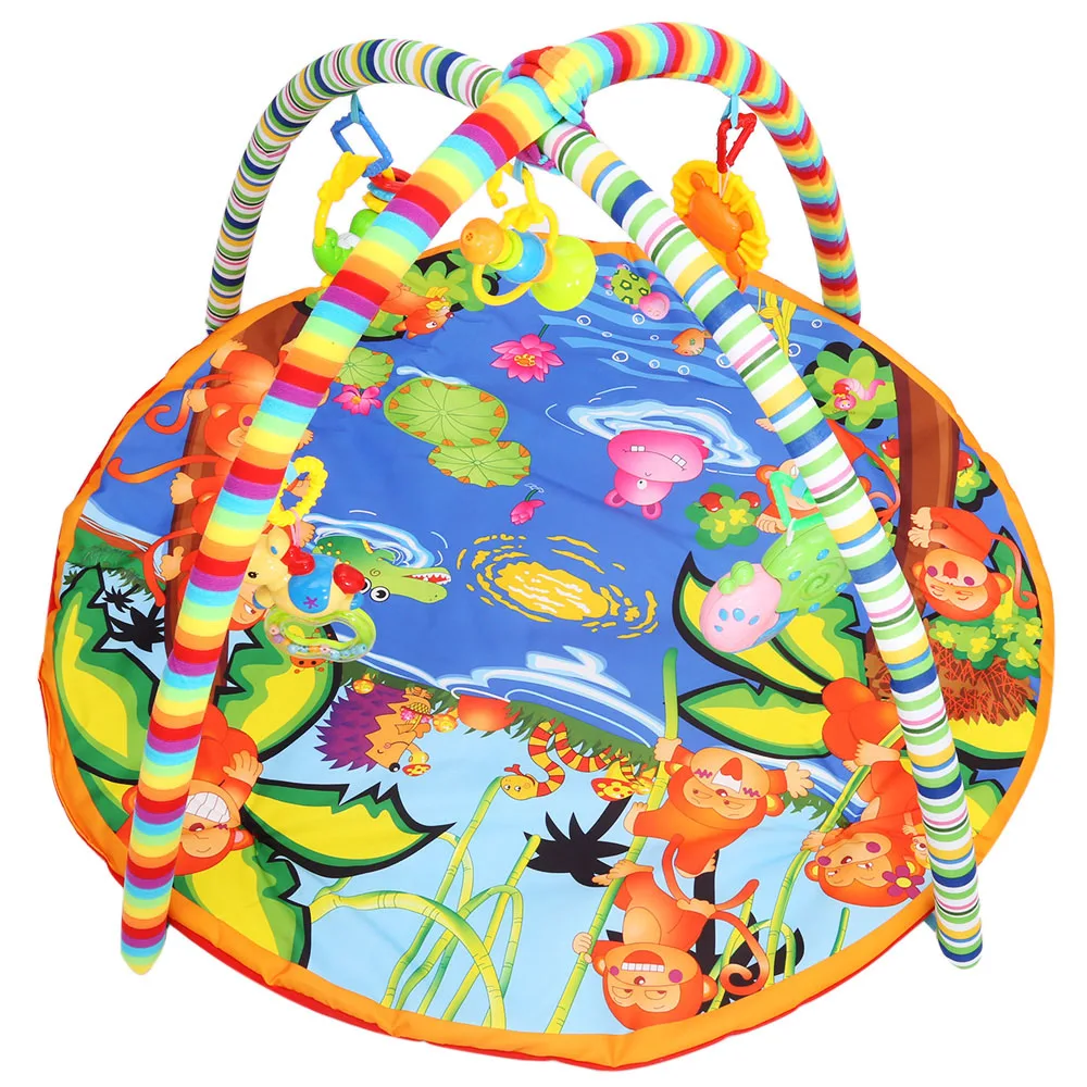 Kids Soft Play Mat Cartoon Gym Blanket With Frame Rattle Crawling Developmental Toy Crawling Rugs Playmat Floor Carpet Paradise Kids Soft Play Mat Cartoon Gym Blanket With Frame Rattle Crawling Developmental Toy Crawling Rugs Playmat Floor Carpet Paradise
