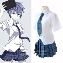 Ropa Cosplay de Halloween Anime Akuma no Enigma Tokaku Azuma Cosplay Uniforme Escolar Japonés