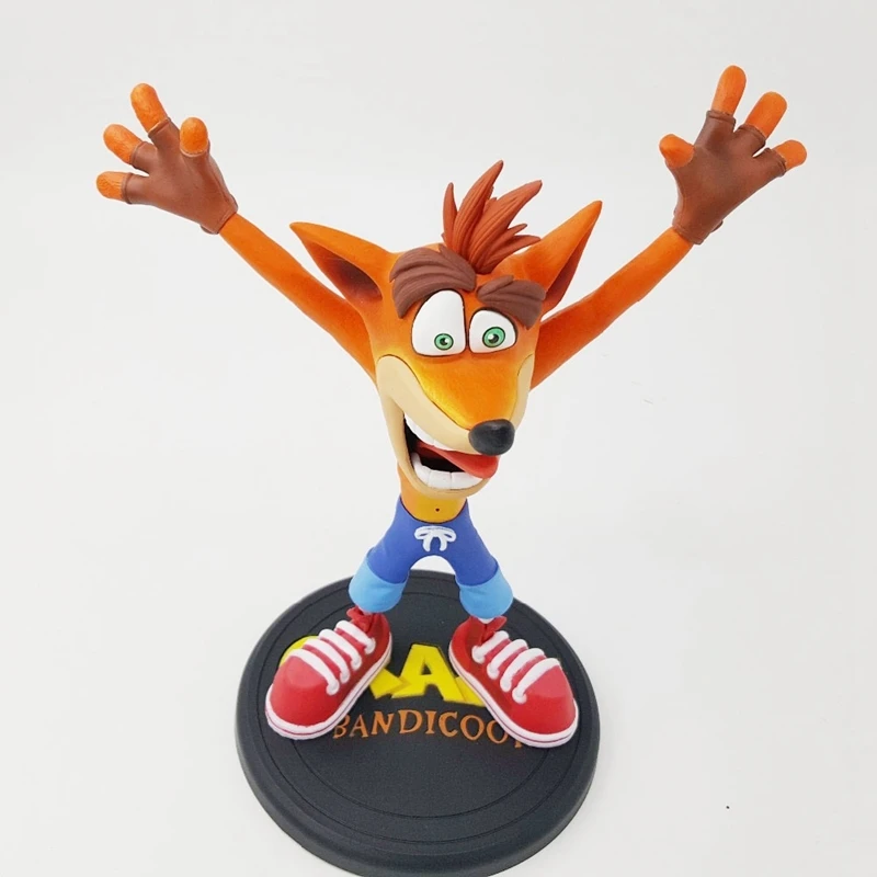 22 см аниме Gioco Crash Bandicoot Statua фигурку игрушки куклы ПВХ фигурка коллекция Modello Brinquedos