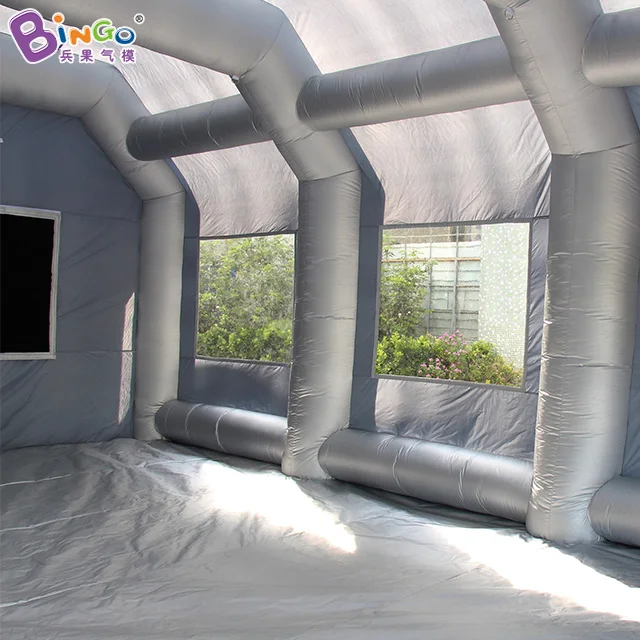  30X19X12 feets High Quality Car Cover Inflatable Car Maintenance Stall Inflatable Spray Paint Booth