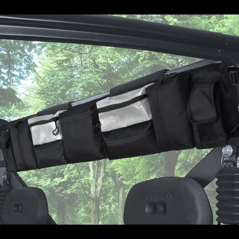 

600D Nylon Black Waterproof Cargo Storage Hunting For Fender Side Bags For ATV UTV 4-Wheeler Universal Motorcycle Mudguard