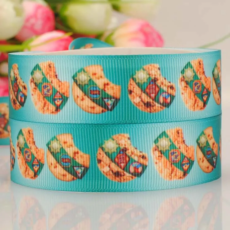 7/8 &quot22 мм живой Скаут Девушка Лента печатная grosgrain печенья ленты банты и