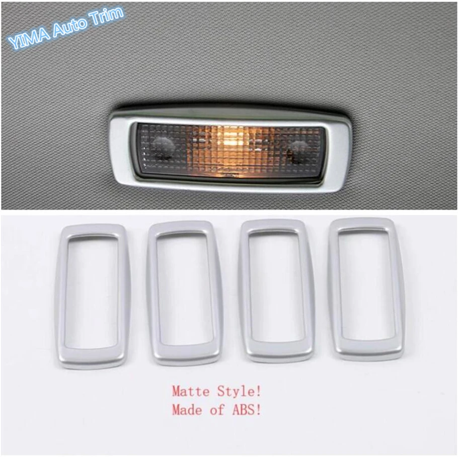 

Lapetus Auto Styling Rear Seat Up Roof Reading Lights Lamp Cover Trim Fit For Skoda Kodiaq 2017 2018 2019 Matte Carbon Fiber ABS