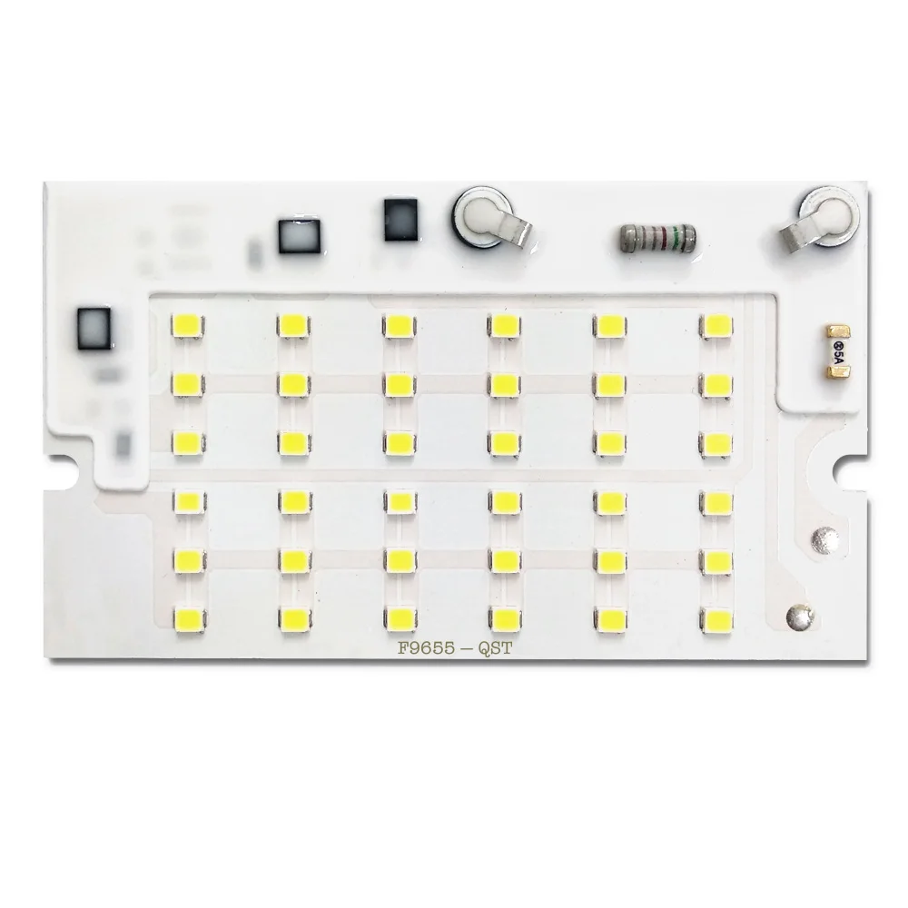 5 шт./лот светодиодный 2835 SMD чип 10 Вт 20 Вт 30 Вт 50 Вт 100 Вт AC220V с умным IC светильник с бусинами для DIY прожектор светильник наружная лампа