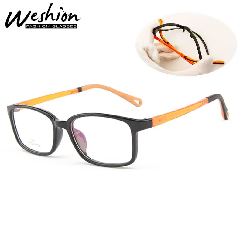 

Boy Girls Prescription Kids Glasses Frame UV400 Blue Blocking Optical Children Eyeglasses Square Clear Computer Anti Reflective