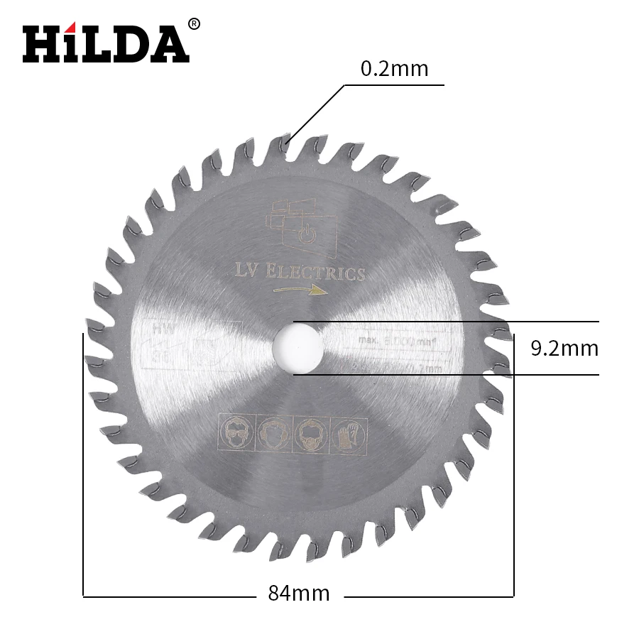  HILDA 36 T TCT Tungsten Carbide Mini Circular Saw Blade for Wood Cutting Power Tool Accessories cir