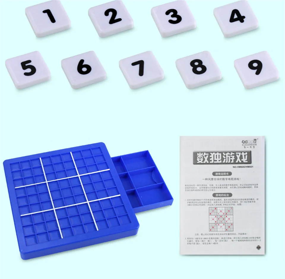 Дети Sudoku шахматы дружественные пластиковые с ящиком 24*24*5 см 81 шт./компл. настольная головоломка игра дети игрушки интересный подарок BSTFAMLY S02