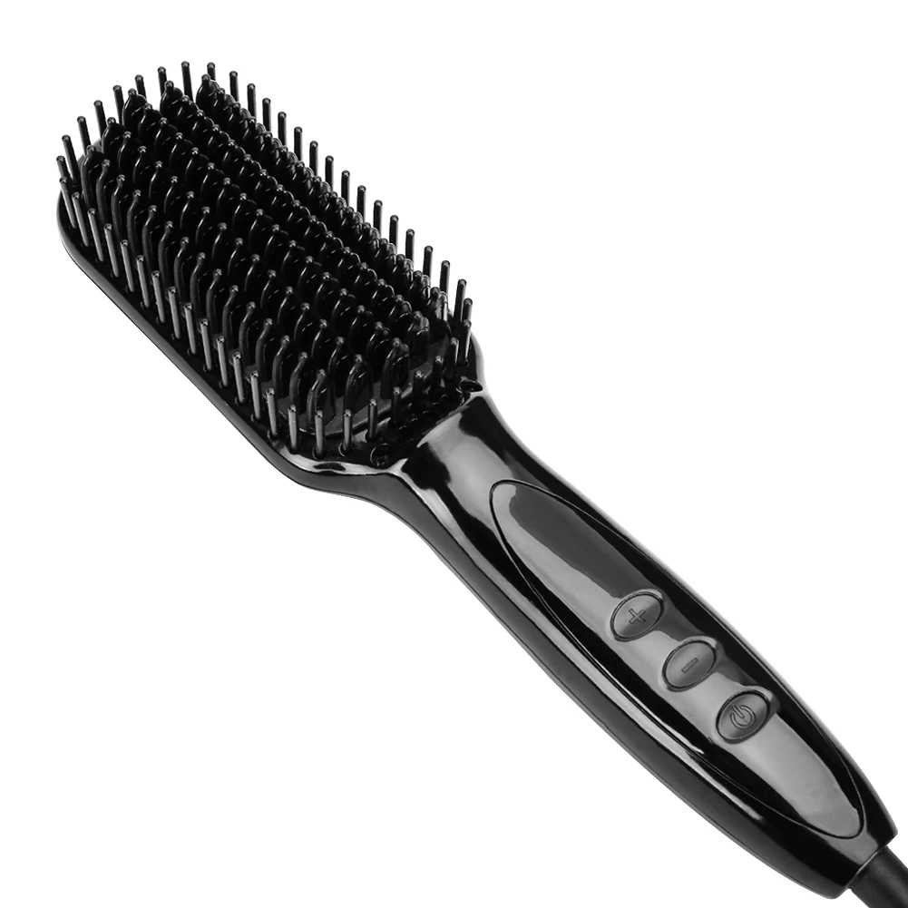 

Anti Static Multifunctional Easy To Use Ceramic Heating Styling Comb Professional Tools Electric Hair Straightening Brush Auto