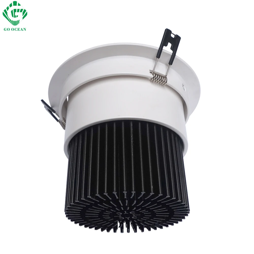Светодиодные светильники Downlight 7W 10W 12W 15W 20W 30W 40W 50W Round Встраиваемые потолочные с