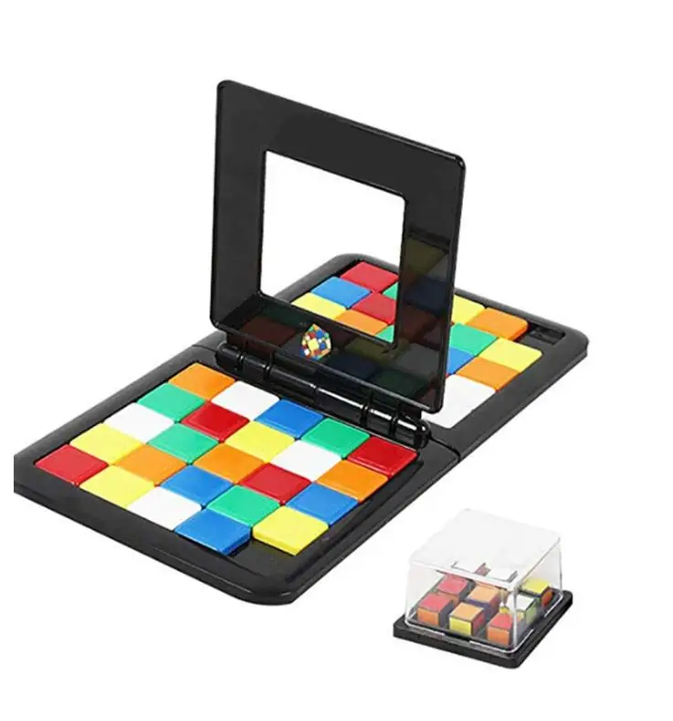 

Puzzle Cube 3D Puzzle Race Cube Board Game Kids Adults Education Toy Parent-Child Double Speed Game Magic Cubes