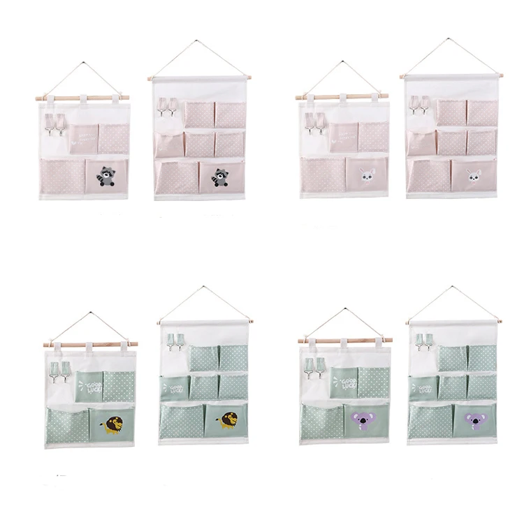Free shipping Washable Over the Door Storage Bag Door Office Wall Book Notebook Textbook Magazine Hanging Bag (5)