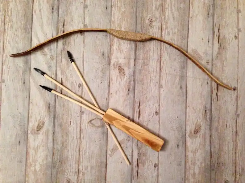 

Bow Arrow Gift Set, Bow Toy, Wood Archery Toy, Wood Archery Gift, Wooden Bow & Arrow Hunting Toy, Hunting Gifts, Unique Boy Gift