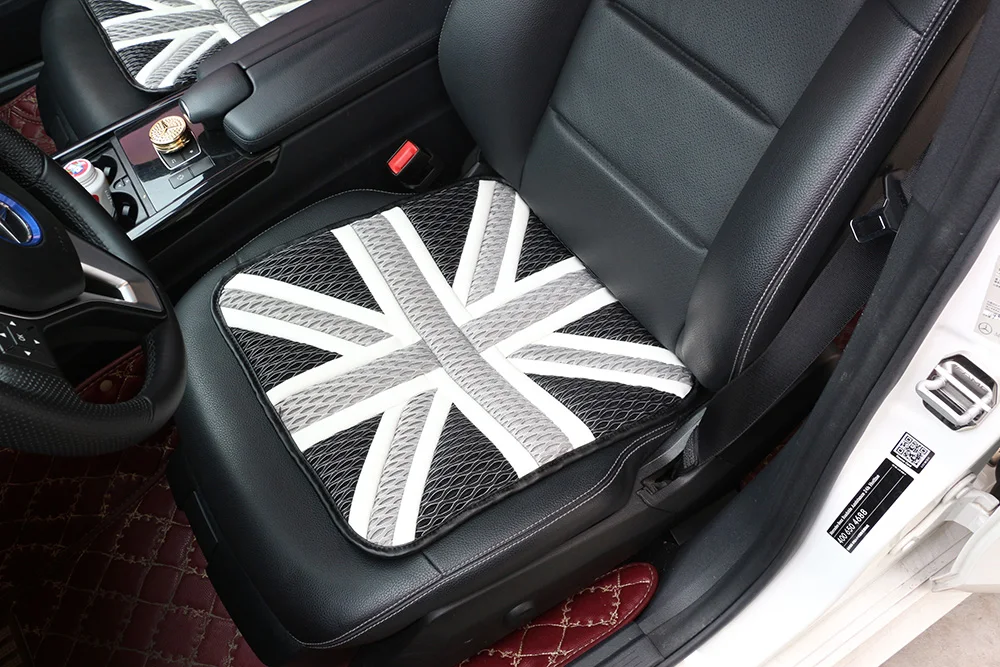 2 шт., шелковые подушки для автомобильных сидений, коврик для Mini Cooper JCW One+ S Countryman Paceman R60 R61 R55 R56 F55 F56, Стайлинг автомобиля