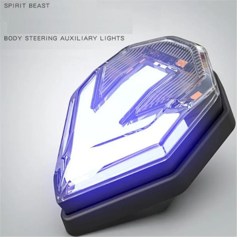 SPIRIT BEAST CB190 мотоциклы выделяют предупреждающие огни 12 В Водонепроницаемые огни Светодиодный фонарь для мотокросса модифицированные аксессуары для укладки