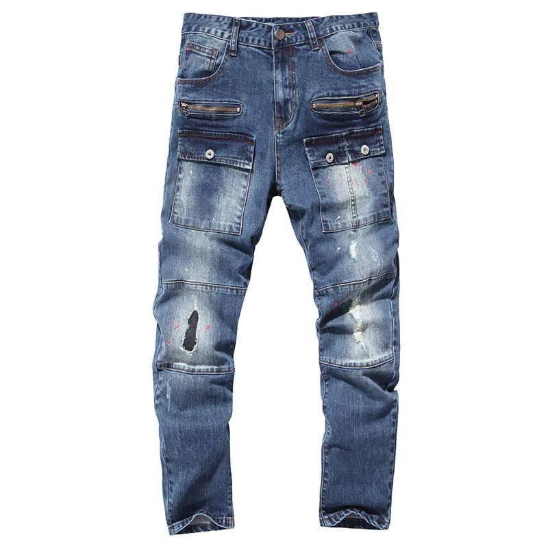 bleached ripped jeans