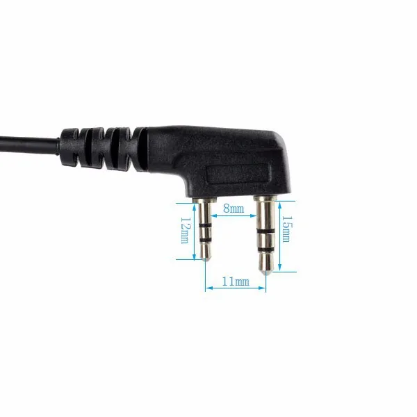 2 Pin Retevis Mini PTT Speaker Mic  (7)