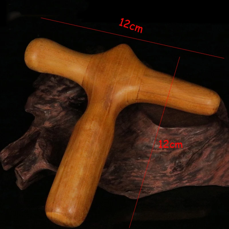 Вьетнамский ароматный деревянный ручной массаж ног точка акупунктуры палка большого размера сандалового дерева крест массажный молоток
