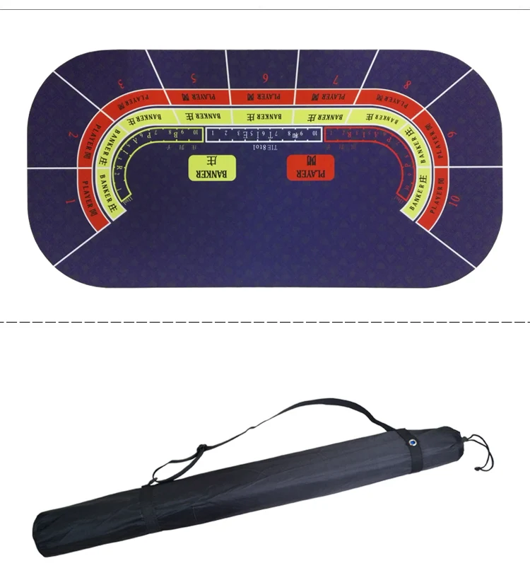 120*60 см баккара замша Резина Техасский Холдем казино скатерть для покера водостойкий покерный стол игровой коврик