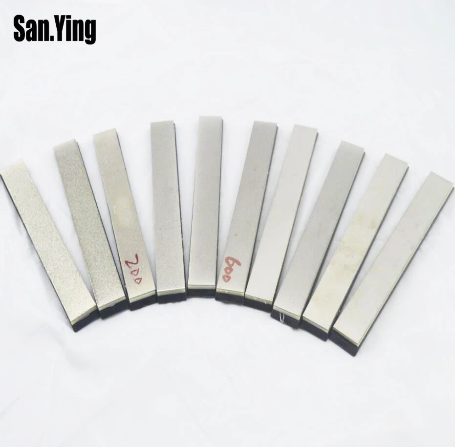 

Sanying Kitchen Knife Apex sharpener Diamond whetstone Grinding stone 80-2000# 10pieces