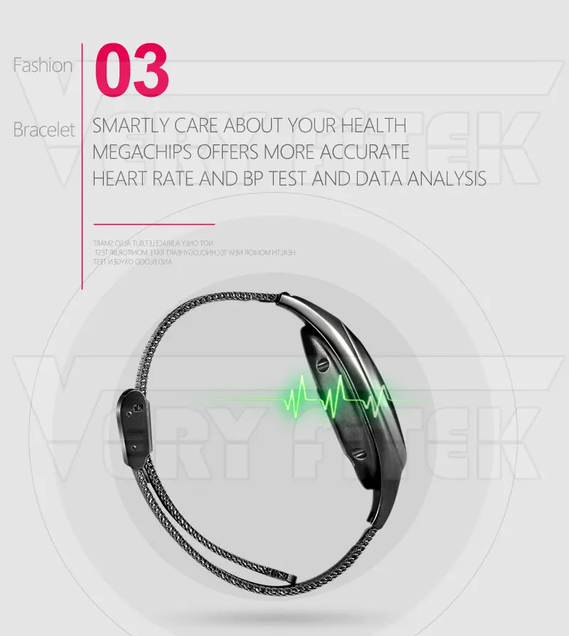 VERYFiTEK V18 Smart Wristband Blood Oxygen Fitness Watch Heart Rate Blood Pressure Oxygen Monitor Bracelet for xaomi pk fitbits (4)