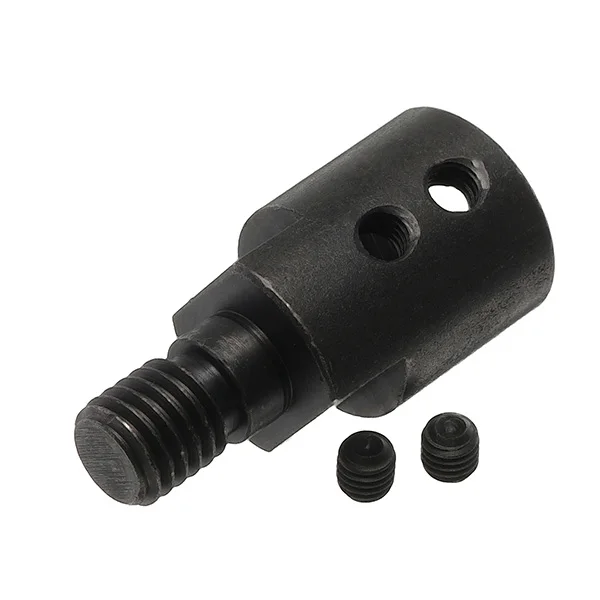 DANIU черный 5 мм/8 мм/10 мм/12 мм хвостовик M10 оправка шпинделя разъем адаптер режущий инструмент аксессуар для угловой шлифовальной машины - Цвет: 12mm